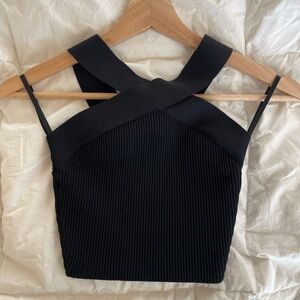 Babaton Black Crop Top